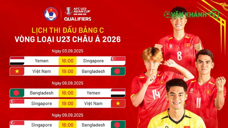 Lịch thi đấu hôm nay được Vankhanh TV cập nhật mỗi ngày